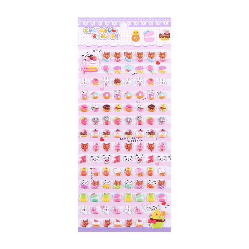 1 Pc Kawaii Mooie Kleine Dieren Schuim 3d Decoratieve Briefpapier Stickers Scrapbooking Diy Dagboek Album Stick Label