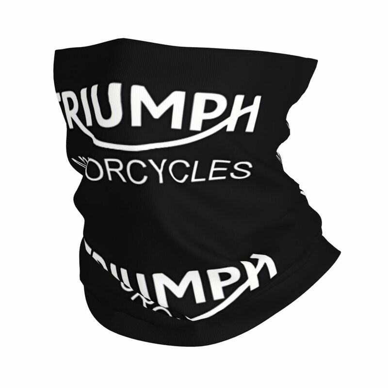 Motorcycle Motocross Bandana Neck Gaiter Printed Triumphs Face Scarf Multi-use Cycling Riding Unisex Adult Windproof