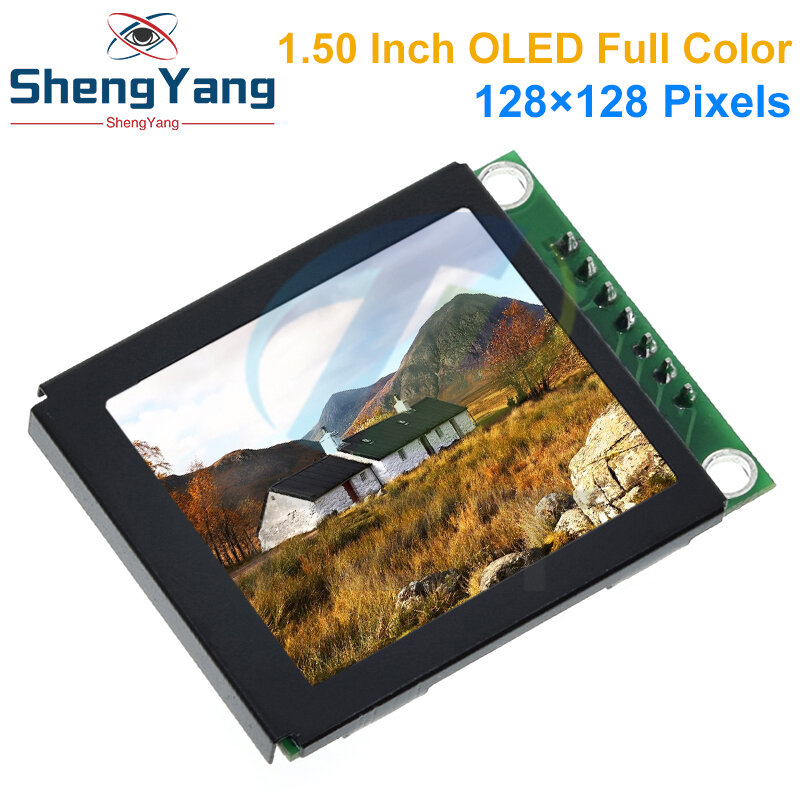 1.5" 1.5 inch Full Color OLED Screen LCD LED Display Module 128x128 SPI Serial Port Interface SSD1351 Controller 128*128