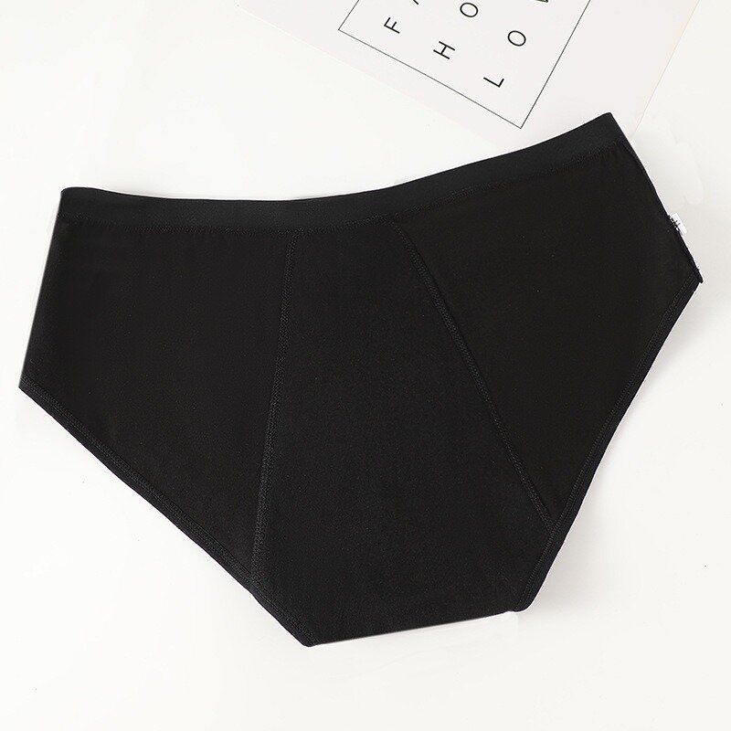 Large Size Four Layer Menstrual Underwear Breathable Front and Back Anti-side Leakage Period Pants