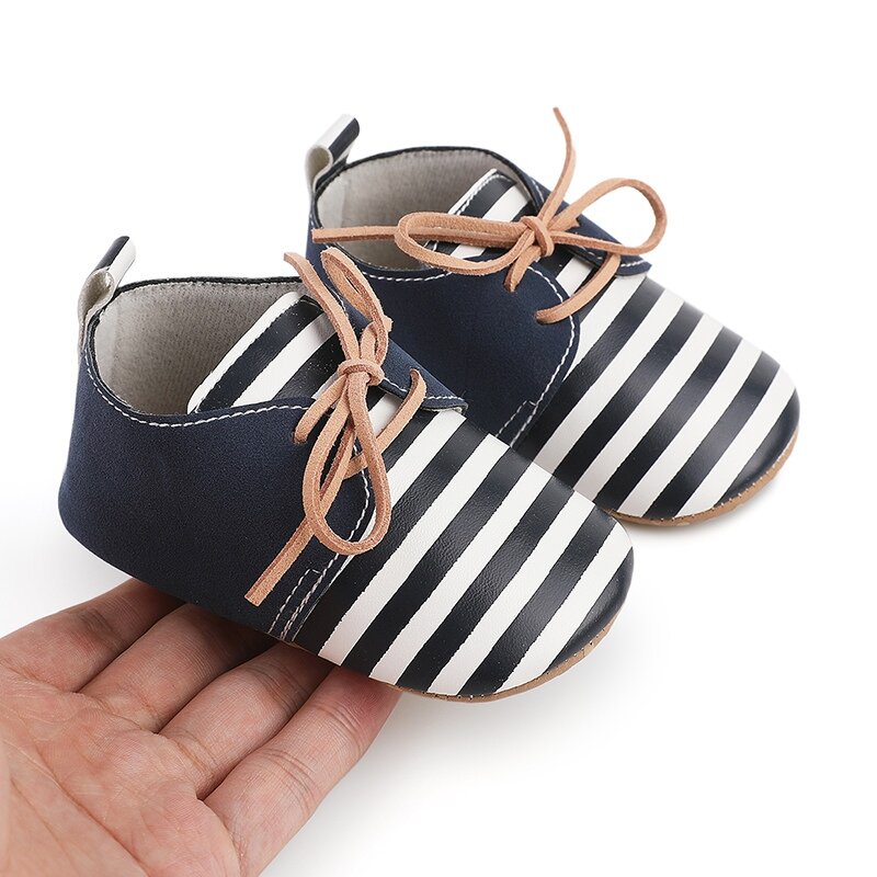 Soft Leather Baby Shoes Moccasins Infant Outdoor Anti-slip Rubber Sole Newborn First Walkers Toddler Crib Shoes Prewalkers