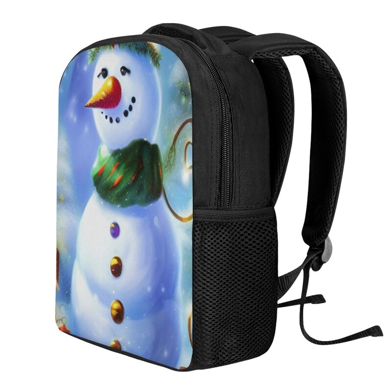 Креативные школьные рюкзаки для девочек с мультяшным принтом снеговика, Детская сумка для книг, детская сумка, рюкзак для ноутбука, подарок