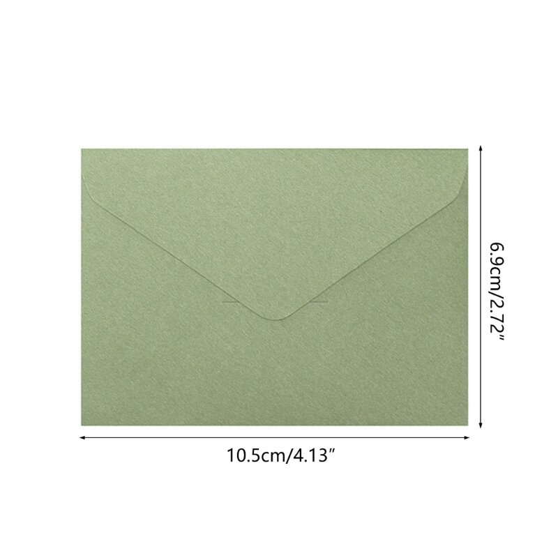 20 sobres papel con solapa en V, colores surtidos, para cartas, invitaciones y notas