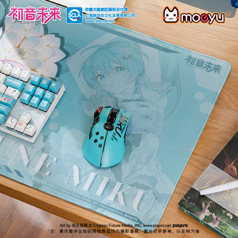 Moeyu Anime Mouse Pad Miku39 Mousepad Vocaloid Cosplay Gamer Desk Mat Large Keyboard Mat Japan Cartoon Playmat Gaming Accessory