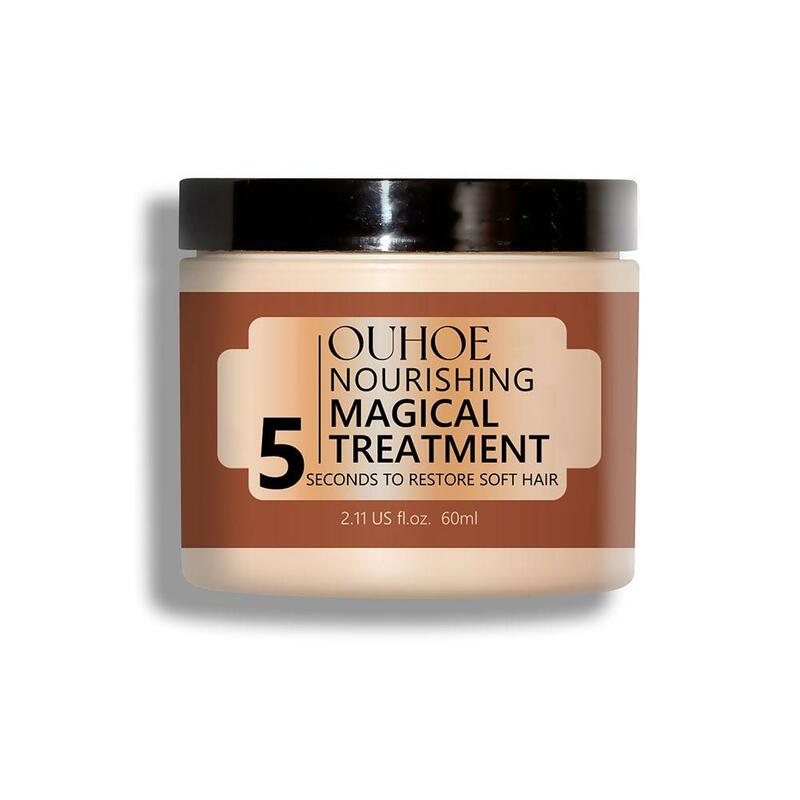 Crème réparatrice en 5 secondes pour cheveux abîmés, soin lissant et hydratant, contrôle du sébum, nourrit le cuir chevelu