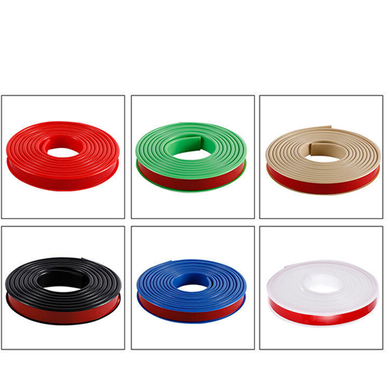 Faixa de borda auto-adesiva em forma de U, Banding Móveis, Rubber Edge Guard Strips, protetor auto-adesivo, TPE Edging Tape, 1m