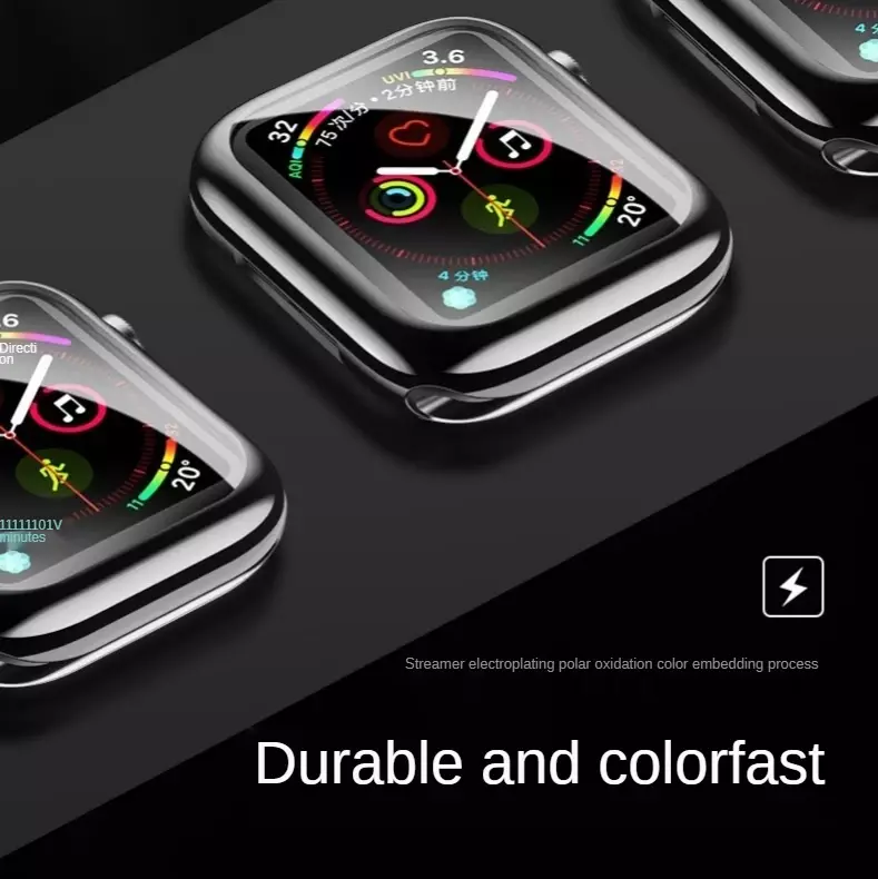 Apple Watch用シリコンスクリーンプロテクター,クリアケース,iwatchシリーズ9,8,7,6,5,4,3,se,ul2,38 mm, 40mm 41mm, 42mm, 44mm, 45mm