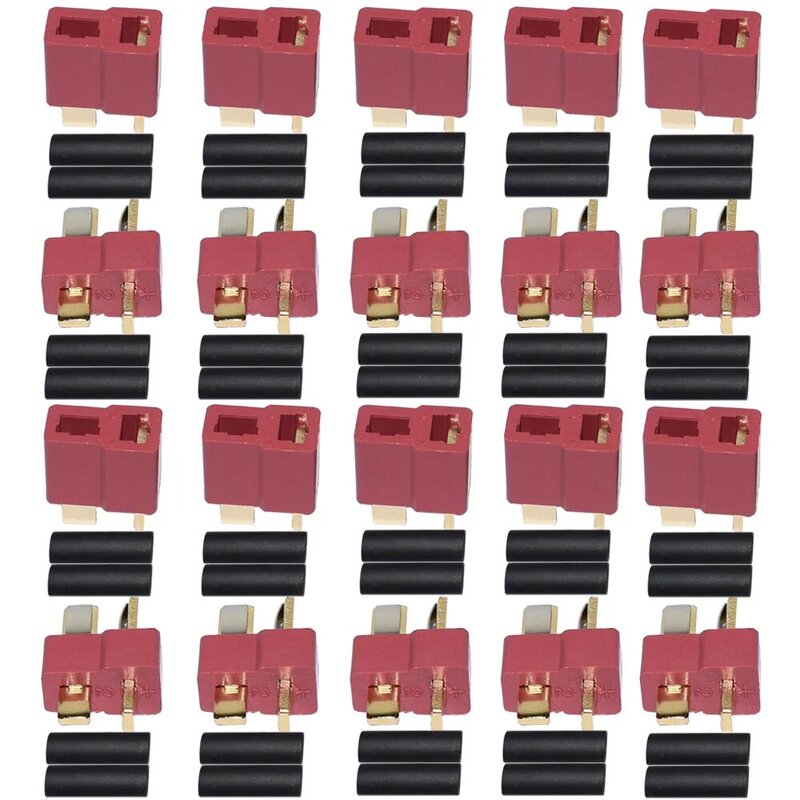 Amass Conectores T Plug Masculino e Feminino Conectores T Deans Estilo T-Plug Para RC LiPo Peças de reposição para bateria