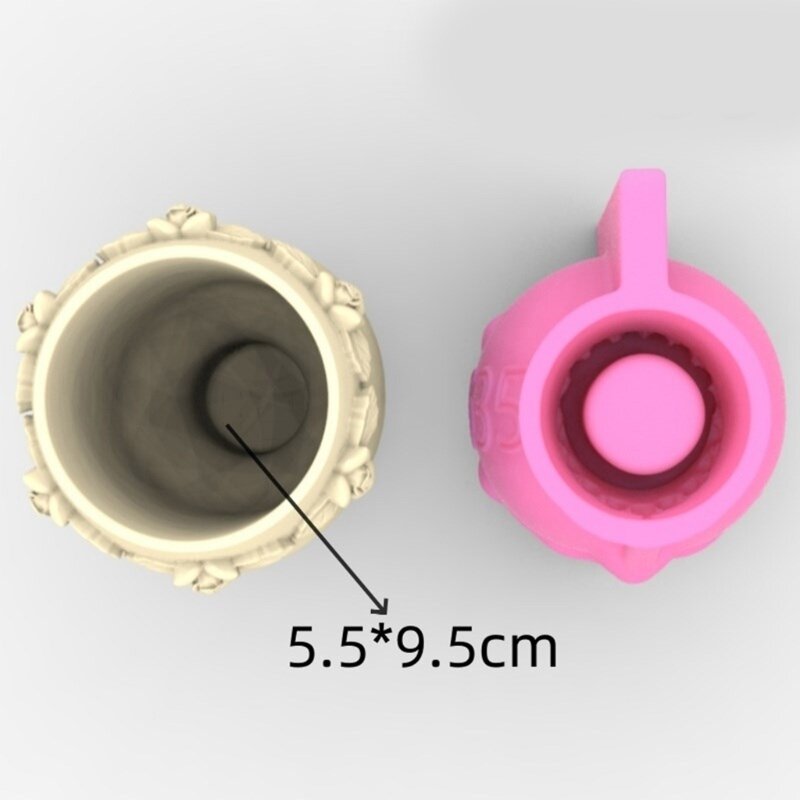 Форма для цветочного горшка, форма лица, сделай сам, формы для сочных ваз для сочных горшков F19D