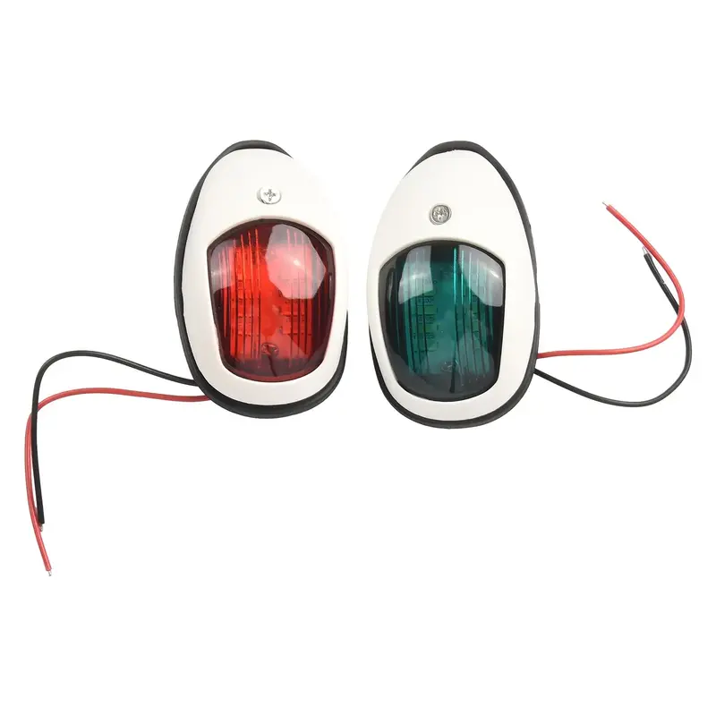 ABS + ضوء LED للملاحة ، قطع غيار ، عالمي ، أحمر وأخضر ، إكسسوارات ، إشارة ، G ، 1 زوج