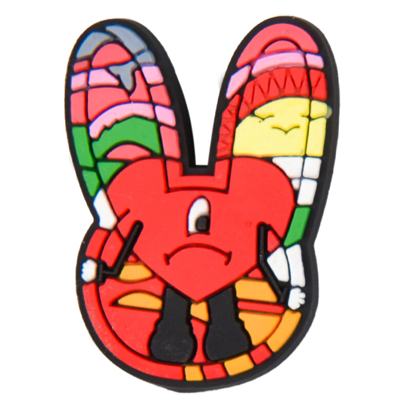 Bad Bunny Shoe Charms accessori fibbia decorazioni per scarpe per bambini adulti regali per feste