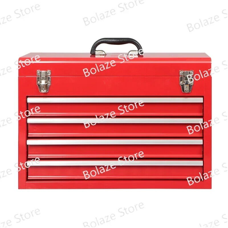 Portable Toolbox Household Set Portable Repair Multi-function Drawer Double-layer Combination Tool Storage Box