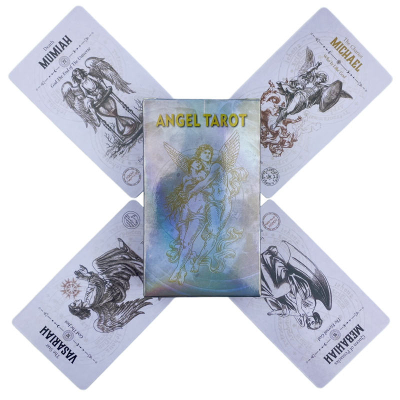 Angel Tarot Cards A 78 Deck Oracle English Visions divinazione Edition Borad Playing Games