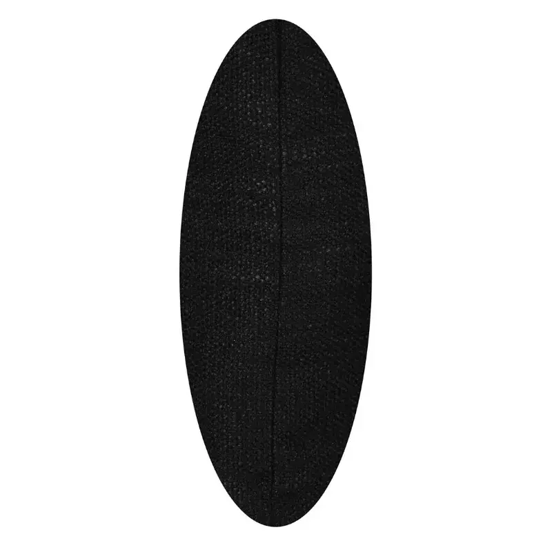 وسادة رمي زخرفية مربعة الشكل من نسيج أحادي اللون ، بوليستر ، أسود ، 18 بوصة × 18 بوصة
