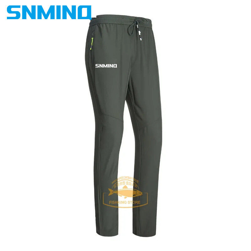 Летние дышащие штаны для рыбалки 2024, быстросохнущие эластичные мужские походные брюки, быстросохнущие спортивные тонкие брюки
