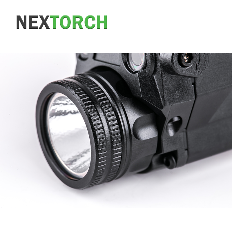 NEXTORCH WL30 ha condotto la luce della pistola a tre sorgenti luminose, luce bianca da 400 lumen, luce per armi tattiche ad alta potenza, Laser a infrarossi da 850 nm