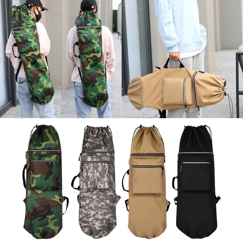 Wear-resistant Skateboard Backpack Longboards Carry Case Skateboard Storage Bag