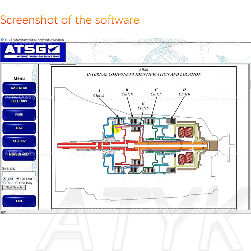 เครื่องมือบำรุงรักษา ATSG2017กลุ่มบริการส่งสัญญาณอัตโนมัติ2017 atsg อุปกรณ์รถยนต์ซ่อมแซมข้อมูล atsg ใหม่ VCI
