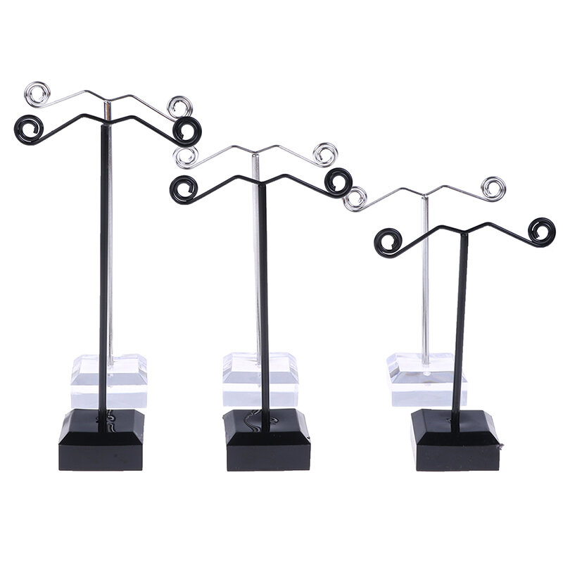 3Pcs Earrings Rack Display Acrylic Earring Ear Studs Jewelry Rack Display Stand Storage Hanger Holder