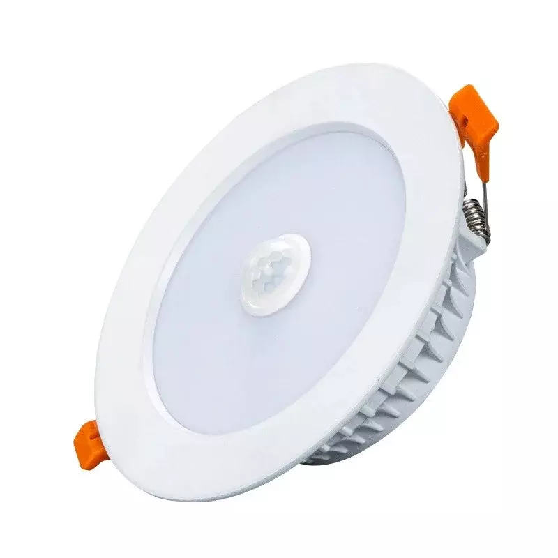 مصباح سقف LED مستدير مع مستشعر حركة PIR ، ضوء راحة للأسفل ، أضواء للممر الداخلي ، 220 فولت