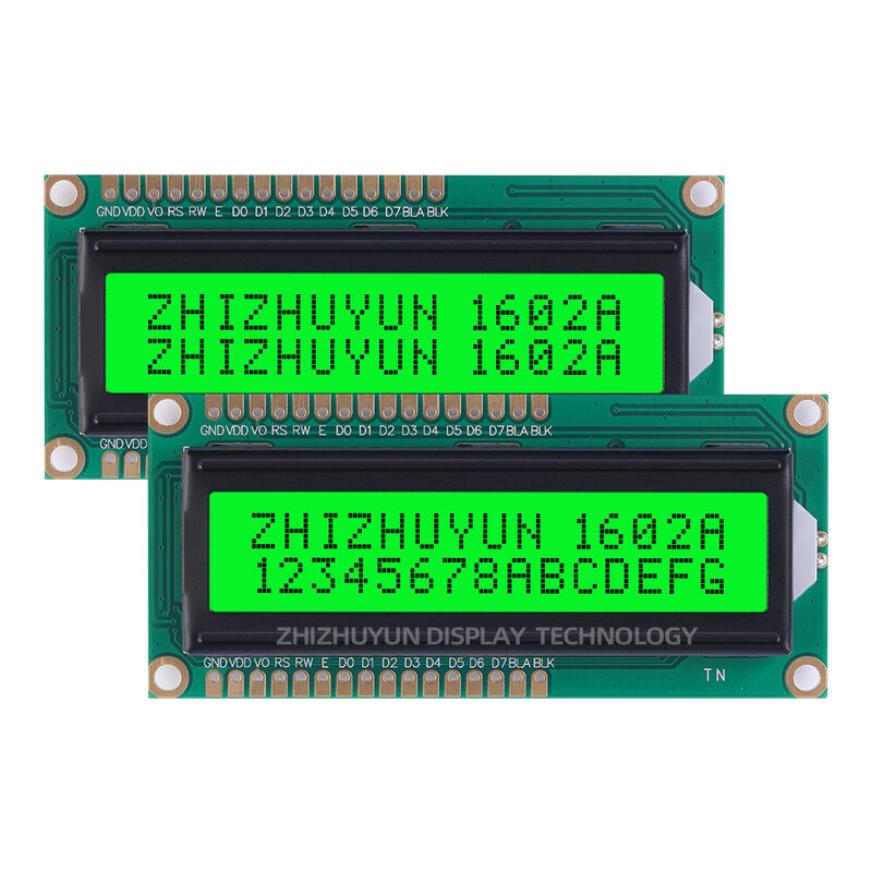 Módulo de pantalla de caracteres LCD16X2, 80x36mm, membrana azul, pantalla LCD 162A, interfaz de doble fila, SPLC780D