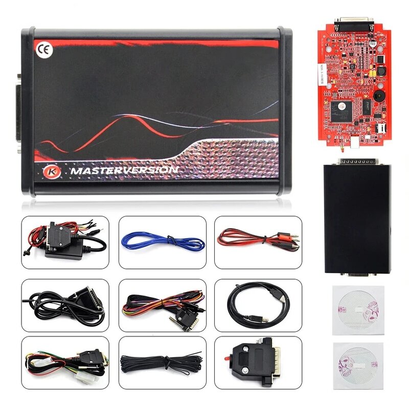 ECU Chip Tuning Tool  for KESS V2 Online V2.8 Red PCB and KTAG V7.020 with Toolbox work with BDM Frame 22pcs BDM  adapters