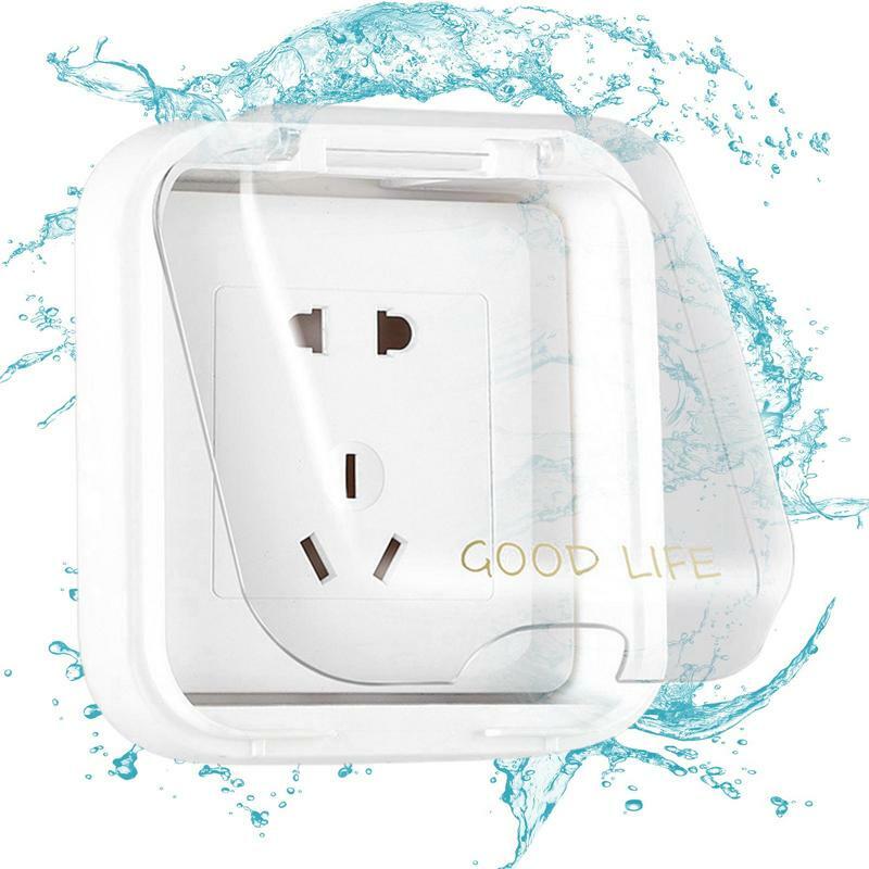 Plug Cover Outdoor Outlet meliputi tahan air tahan cuaca kotak listrik dengan Outlet Cover Plug Cover untuk kamar mandi dan Outdoor