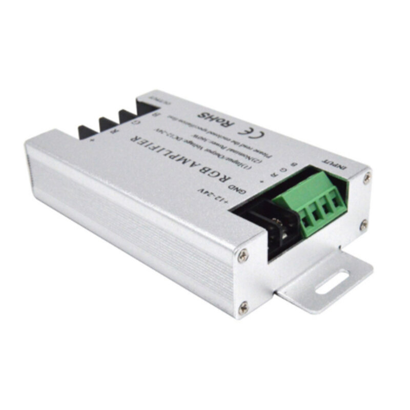 Controlador de amplificador Led RGB, carcasa de aluminio de 360W, DC12V-24V, 30A, para tira de lámpara RGB 5050 3528 SMD
