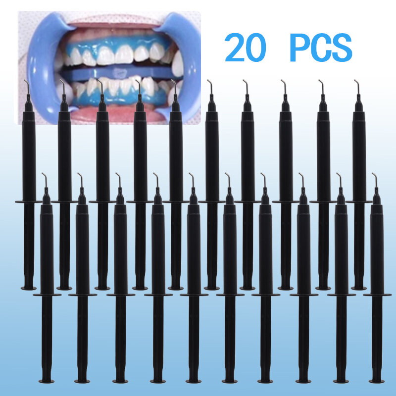 20 piezas-Gel protector de goma para blanqueamiento Dental, pluma de recarga, barrera Gingival para clínica, 3ML