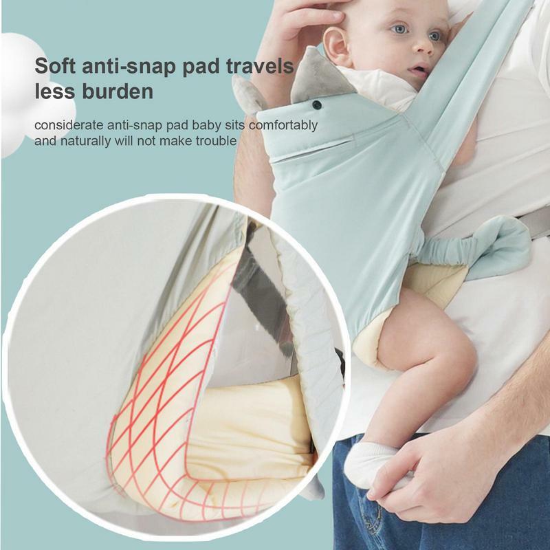 Слинг для новорожденных, Воздухопроницаемый эластичный рюкзак для переноски, для девочек и малышей