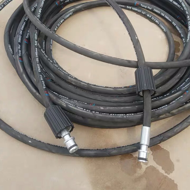 Myjka ciśnieniowa wstawka węża DN6 D15mm nakrętka pierścieniowa M22 myjnia samochodowa czyszczenie wody złączka rurowa do węża złącze skręcające