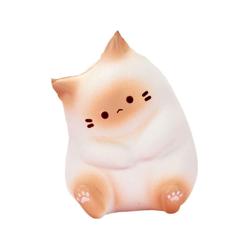 Cartoon Kawaii Cat Slow Rebound Decompression Toy Compression Stress Ball Adornment For Cute Room Gift Girls Fun Soft PU To Z5B6