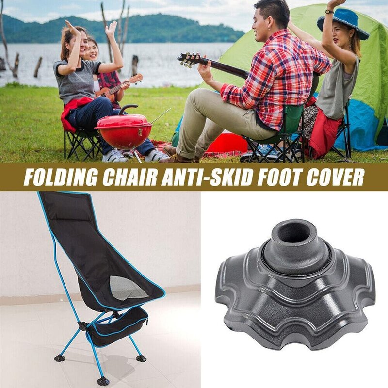 Anti-Sink-Campings tuhl Füße bezüge robuste rutsch feste Camping hocker Bein kappen verstellbare verschleiß feste Stuhl fuß abdeckung
