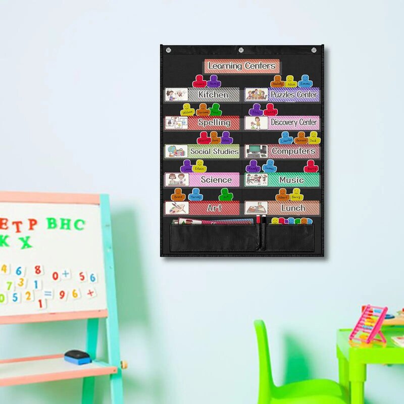 Classroom Chart Reusable Teaching Material Durable Wall Hanging Early Learn Learning Aids Preschool Activity Educational Chart
