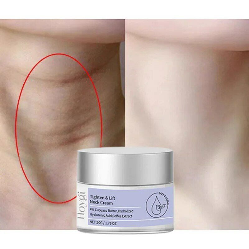 50g Anti Wrinkle Neck Cream Face Skin Firming Lightening Smoothing Care Moisturizer Neck Tighten Lift Rejuvenation Lotion