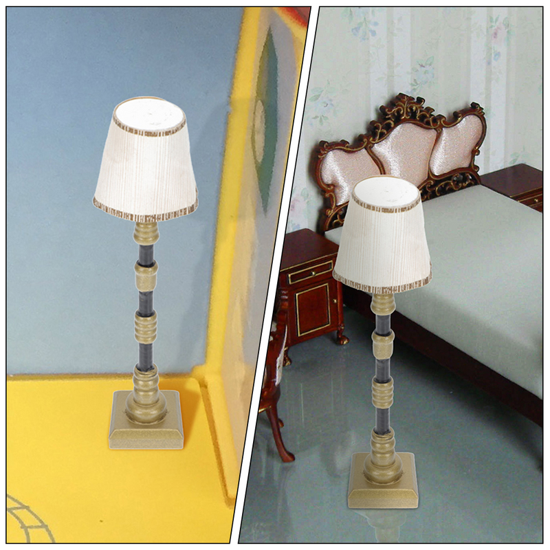 Lampes de table de maison sur pied, mini ornement, modèle l'inventaire, meubles légers décoratifs, micro paysage