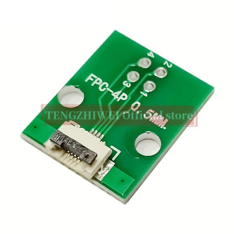 10pcs ffc/fpc Adapter platine 0,5 MM-4P zu 2,54mm geschweißter 0,5 MM-4P Flip-Top-Stecker