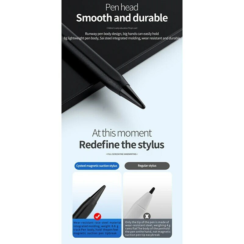 Superfine Handwriting LCD Escrita Tablet, Notepads Eletrônicos, Prancheta, Educacional, Tela Cheia, 6.5"
