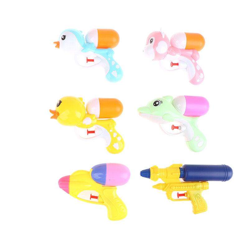 Pistole divertenti dell'acqua di nuoto dei bambini di forma carina per il giocattolo del bagno simulazione creativa giocattolo dell'acqua di plastica del pinguino
