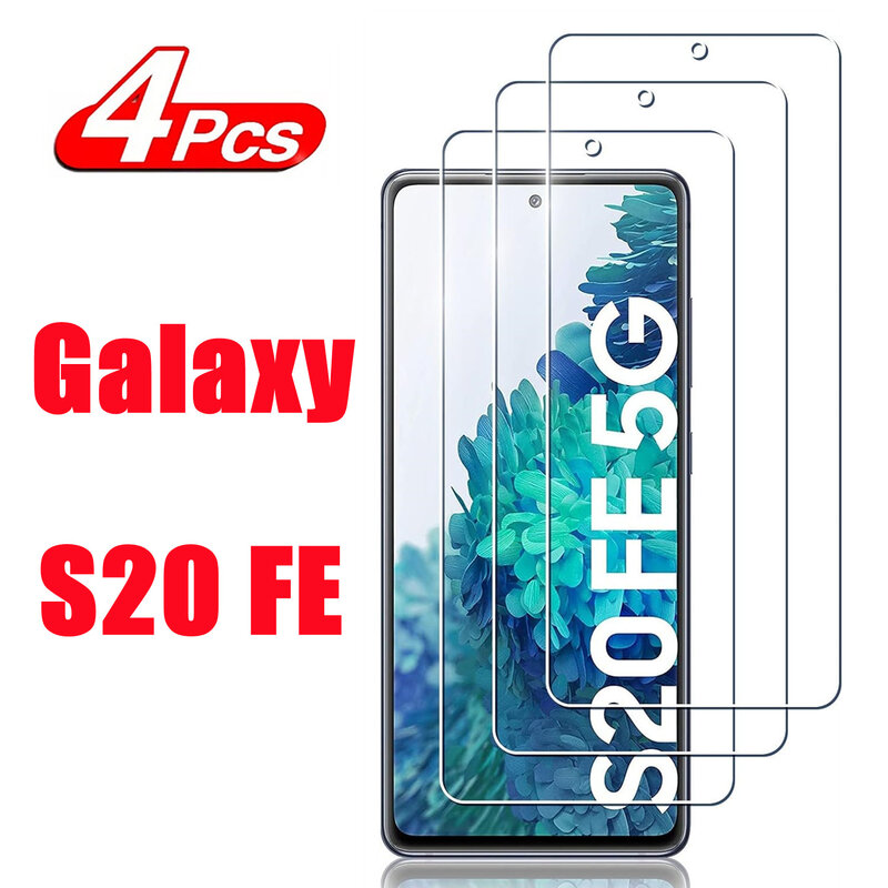 Vetro temperato HD 2/4 pezzi per vetro proteggi schermo Samsung Galaxy S20FE 5G 2022