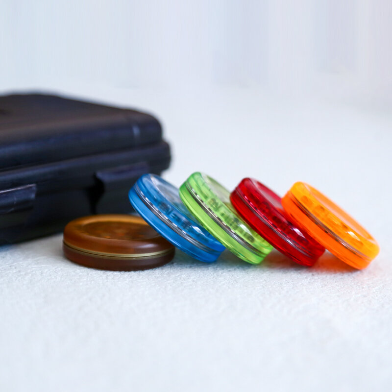 투명한 PC 피젯 코인, 성인 EDC 피젯 장난감, ADHD 핸드 스피너, 자폐증 감각 장난감, 불안 스트레스 해소 장난감