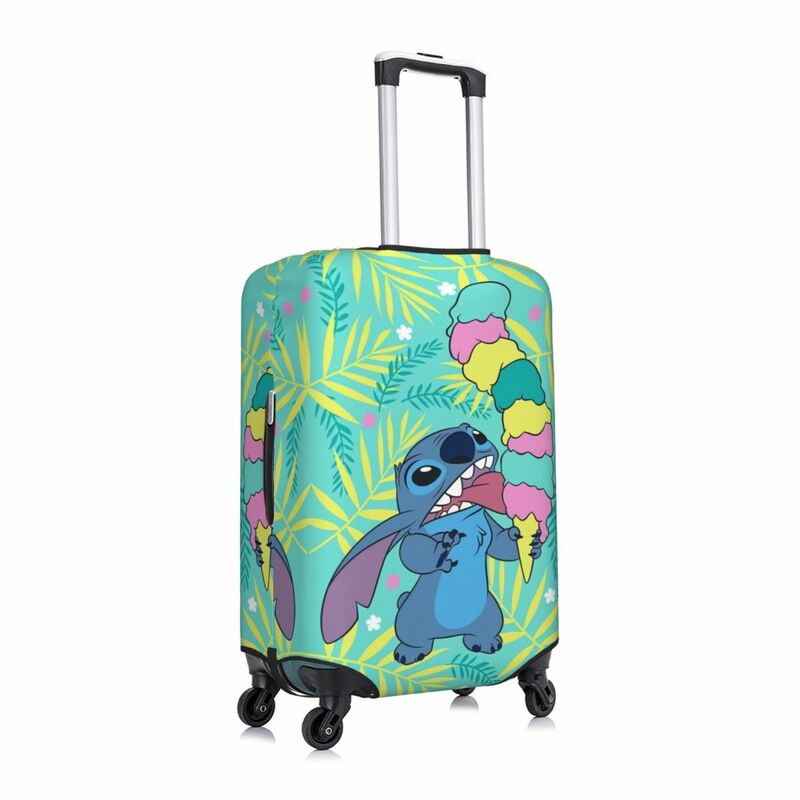 Funda protectora de equipaje de puntada personalizada, cubierta protectora de maleta de viaje de moda para 18-32 pulgadas