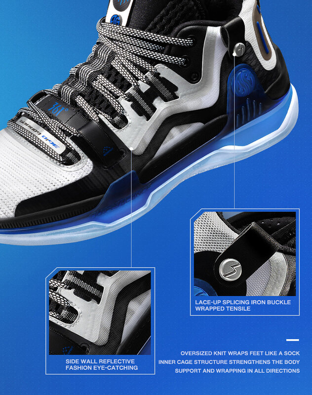 361 Degrees AG1 Aaron Gordon Men Basketball Shoes Shock Absorption Wear Resistant Non Slip Breathable Combat Sports 572111110