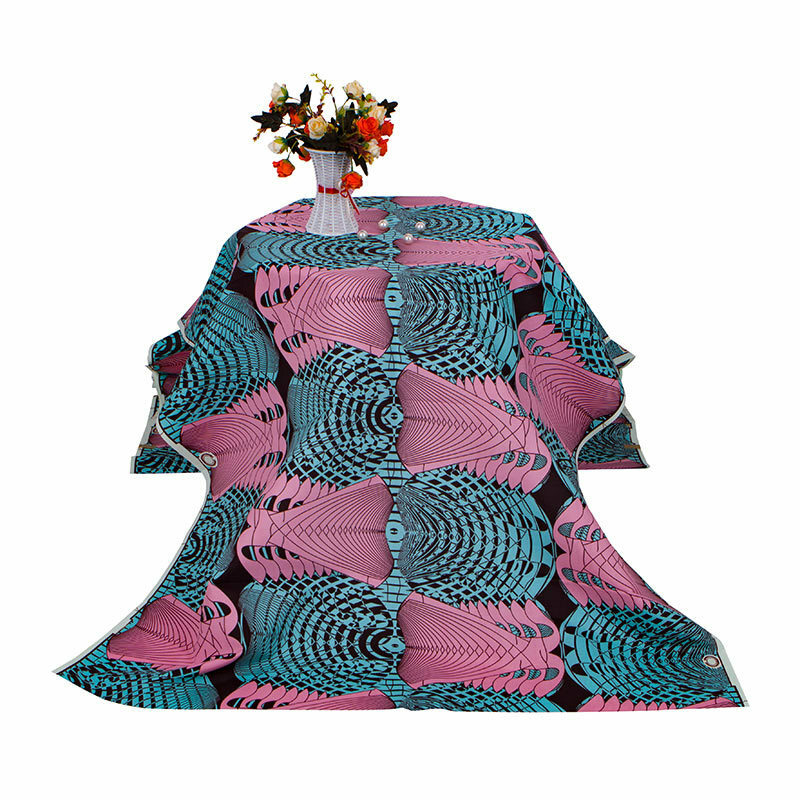 Veritable African Wax Fabric Wax Nigerian Ankara Block Prints Batik Hollandaise Fabric Dutch Pagne 6yard For Sewing Cloth 2023