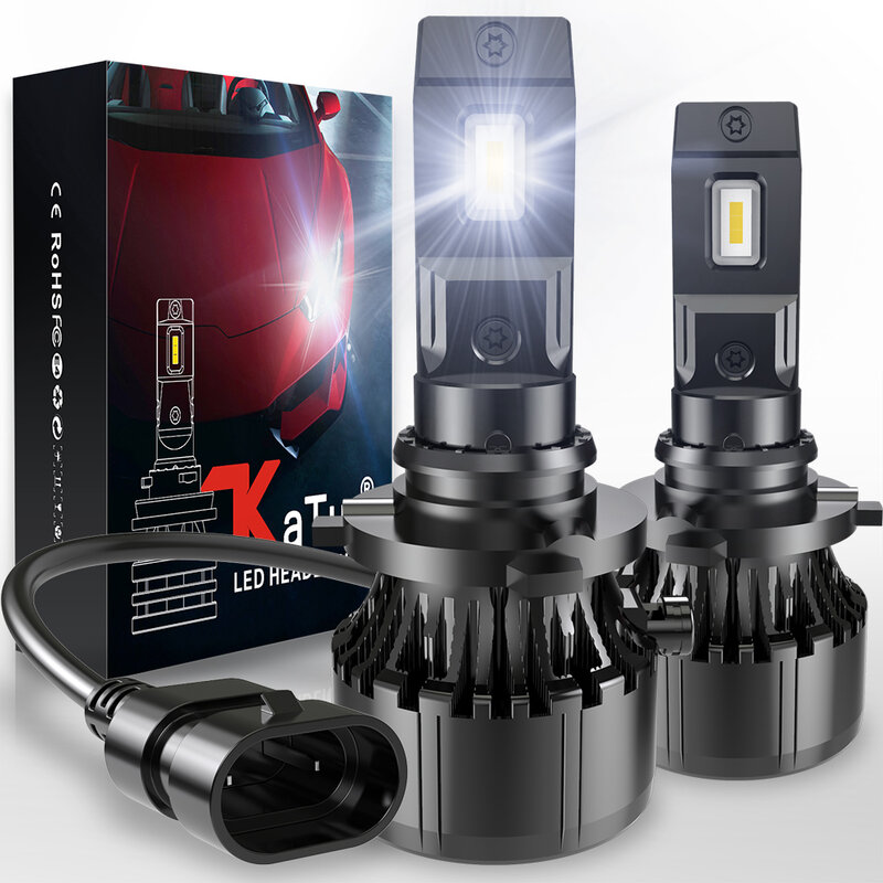 Lampes de sauna à LED pour Toyota Kia Nissan Opel, ampoule automatique, haute puissance, 100W, 14000LM, 9006, 12V, voiture, 9006 HB4, 2 pièces