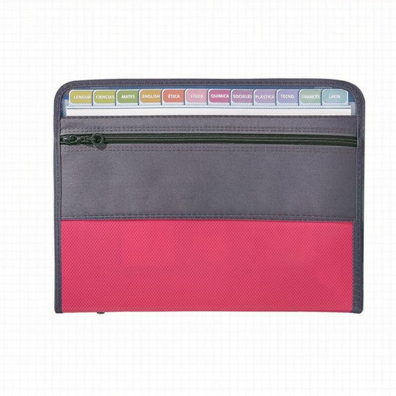 Деловой портфель с 13 карманами, школьный органайзер для документов A4, расширяющийся кошелек, органайзер для документов