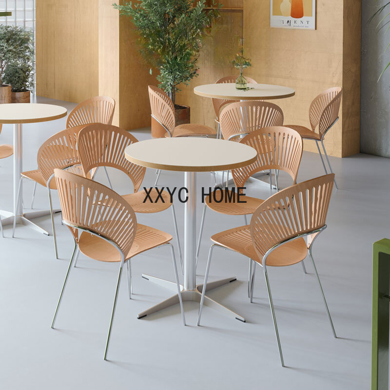 ミニ丸いコーヒーテーブルセット,木製のパブ金属,モダンなリビングルームの家具,デザイナー