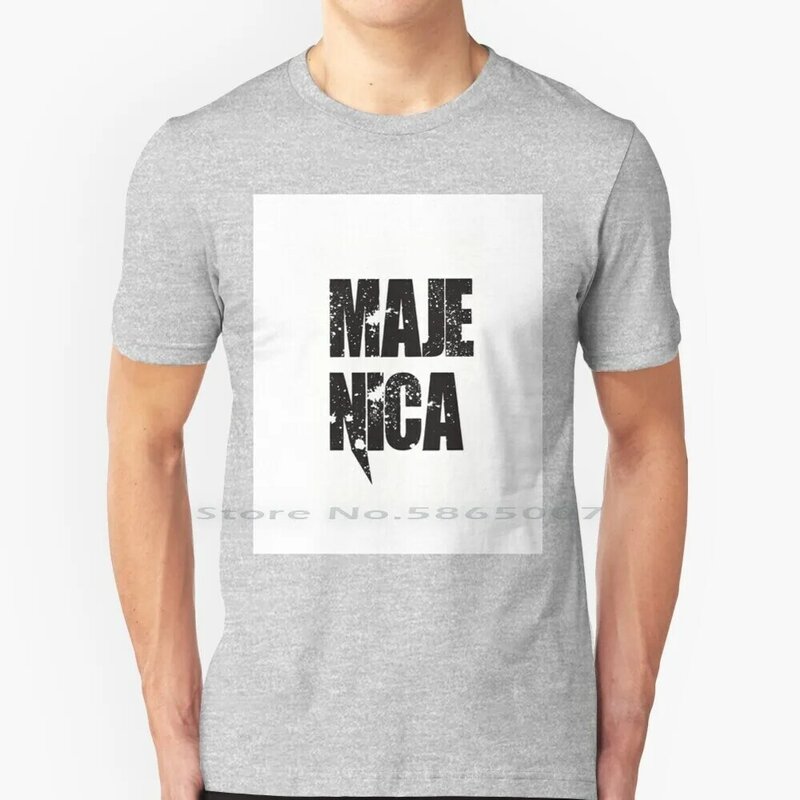 Camiseta de Maje Nica 100% algodón, camiseta de Maje Nica nigeriana de talla grande 6xl, regalo de moda