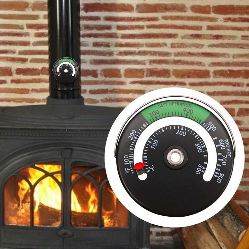 Houtkachel Thermometer Oven Fornuis Temperatuur Top Thermometer Open Haard Accessoires Voor Kachel Top En Pelletkachels