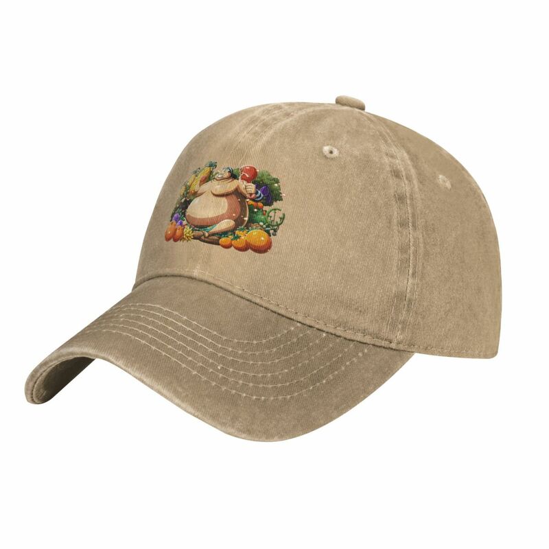 Fat Usopp Eating Food Cowboy Hat fur hat bucket hat hats for women Men's